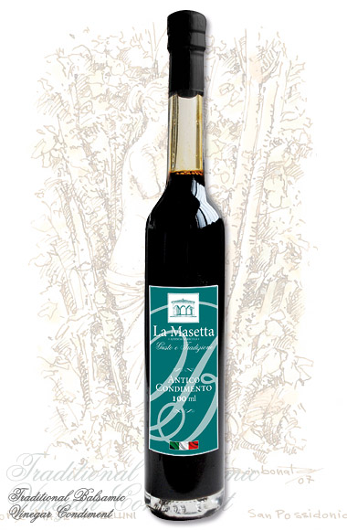 Traditional Balsamic Vinegar Condiment Selection